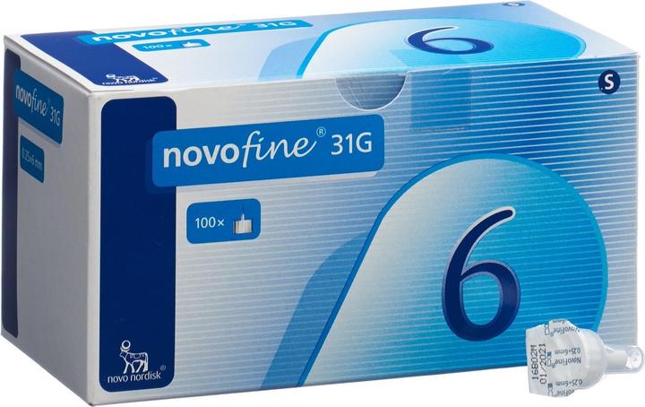 Novofine Injektionsnadeln 6mm 31G (100 Stk) (Pen Nadeln + Einmalkanülen)
