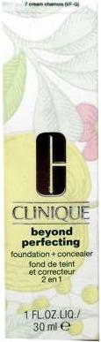 Actual product image Clinique Beyond Perfecting Foundation + Concealer (7 Cream Chamois)