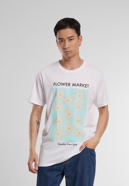 Immagine prodotto Mister Tee Maglietta da donna del mercato dei fiori - 19065 (XS)