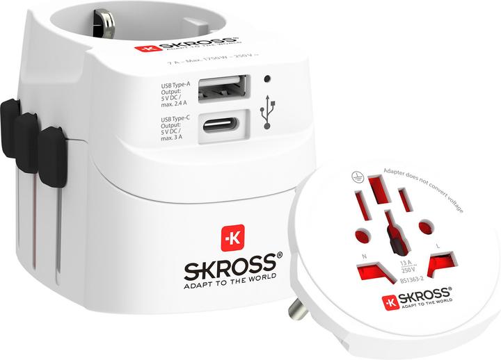 Actual product image Skross Pro Light USB (AC) - World