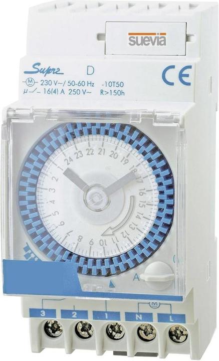 Actual product image Suevia Timer for top-hat rail B