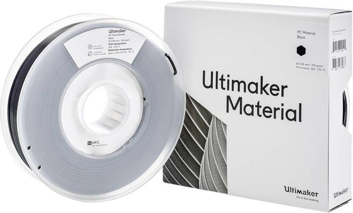 Produktbild Ultimaker Filament (PC, 2.85 mm, 750 g, Schwarz)
