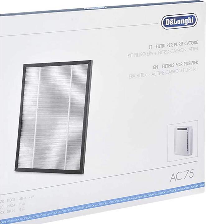 De'Longhi EPA/Aktivkohlefilter Schwarz AC 75 (1 x)