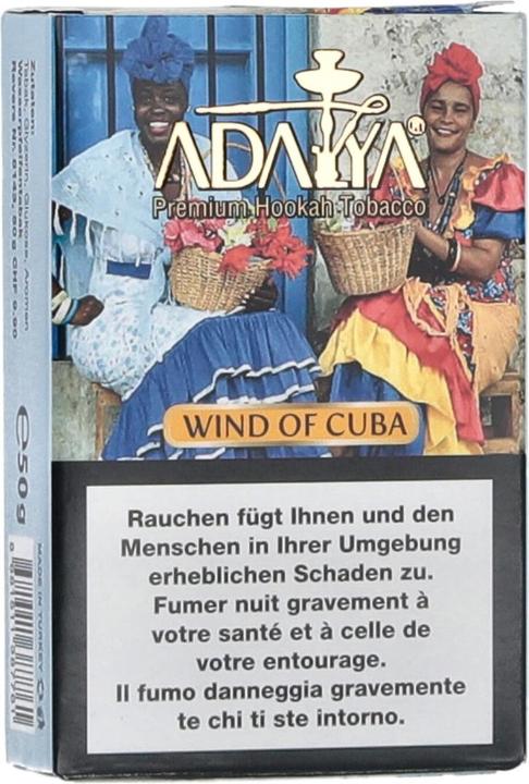 Actual product image Adalya Tabak Wind of Cuba 50g (Baccy, Vanilla)