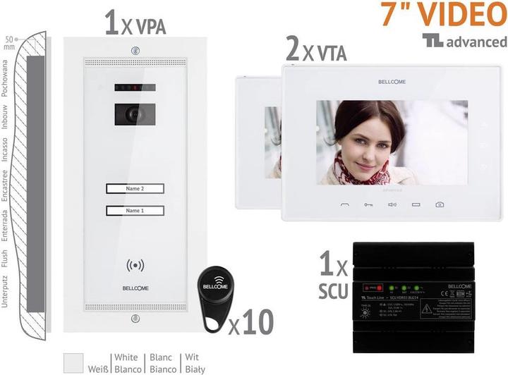 Produktbild Bellcome Video-Türsprechanlage Kabelgeb (Kabelgebunden)