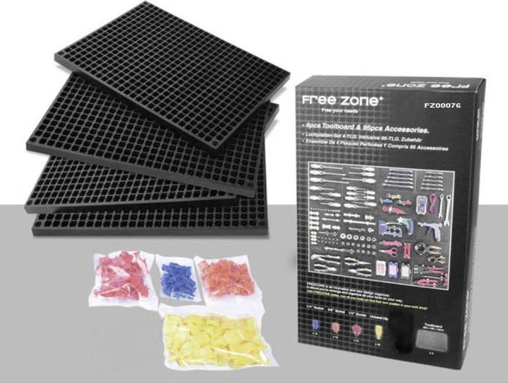 1553641 Perforated panel wall set 68