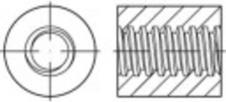 Produktbild Toolcraft Runde Trapezmuttern 40 mm Stah
