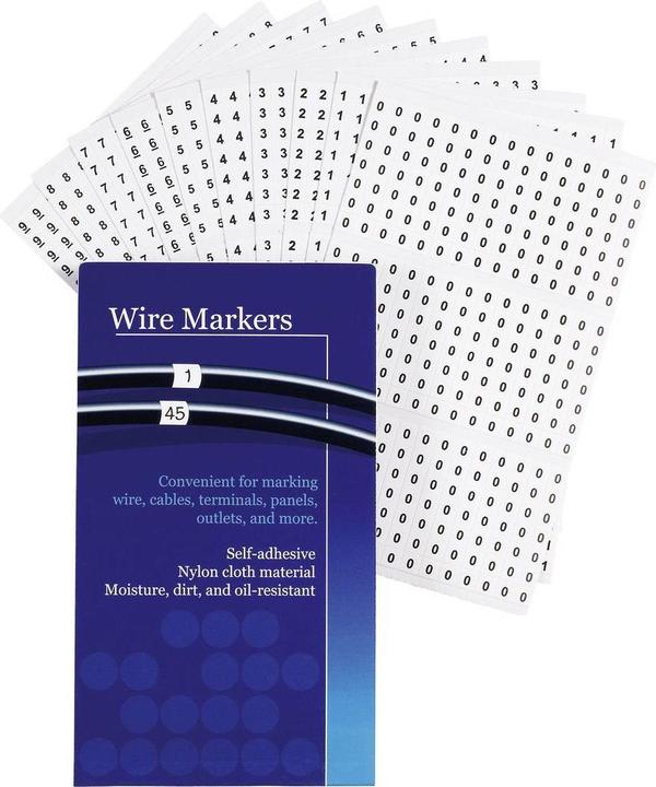 Tru Components Bedruckte Klebemarker