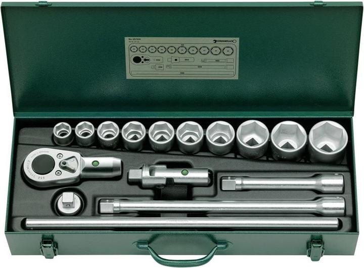 Stahlwille Socket wrench set metric 3/4 (20 mm) (50 mm, 36 mm, 27 mm, 41 mm, 25 mm, 45 mm, 46 mm, 37 mm, 33 mm, 29 mm, 47 mm, 34 mm, 30 mm, 23 mm, 43 mm, 26 mm, 22 mm, 40 mm, 28 mm, 42 mm, 48 mm, 38 mm, 39 mm, 32 mm, 44 mm, 35 mm, 24 mm, 31 mm, 49 mm)