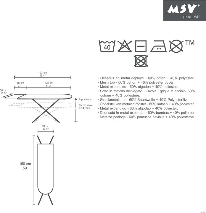 Produktbild MSV Claire (105 x 33 cm)