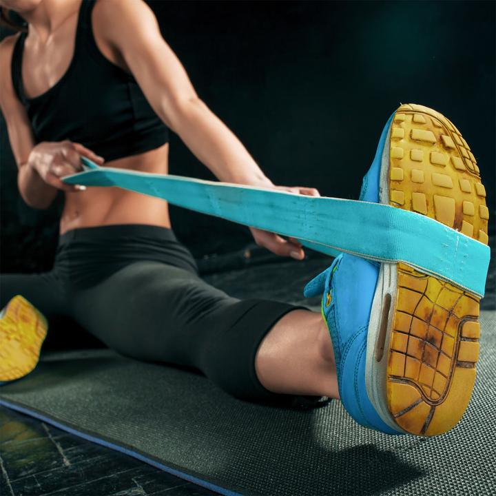 Produktbild Luxtri Fitnessband Medium mit Schlaufen Latex Widerstandsband Gymnastikband (0.05 m, Mittel)