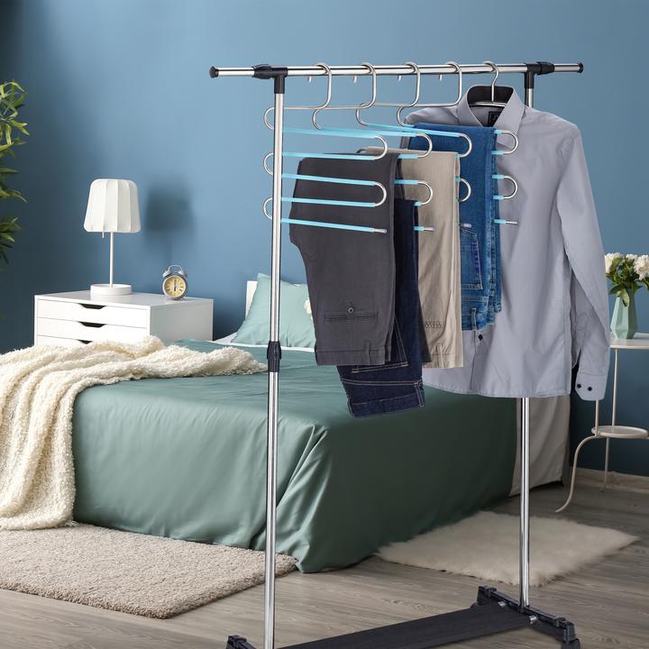 Image du produit Relaxdays 4x cintres pour pantalons multiples (1 x)