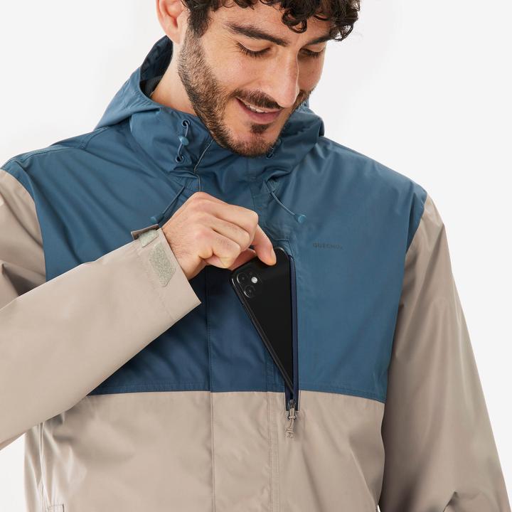Produktbild Quechua Wanderjacke Regenjacke Herren wasserdicht - NH500 (M)