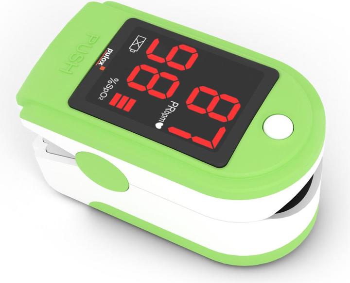 Actual product image Pulox Pulse oximeter PO-100 green