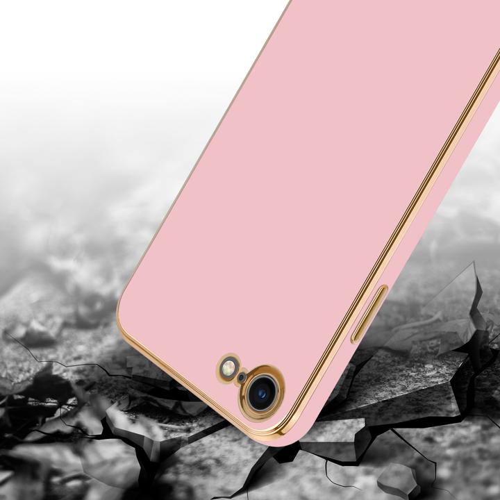 Actual product image Cadorabo Case for Apple iPhone 7 / 7S / 8 / SE 2020 in TPU with camera protection LM130 Style (Apple iPhone 7, Apple iPhone SE (2nd Gen))