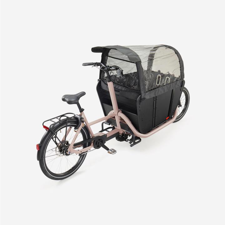 Produktbild Btwin E-Lastenfahrrad Long John F900E Family taupe