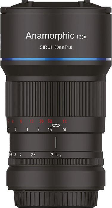 Sirui 50mm f1.8 anamorphes Objektiv, MFT-Mount (Micro Four Thirds, APS-C / DX)