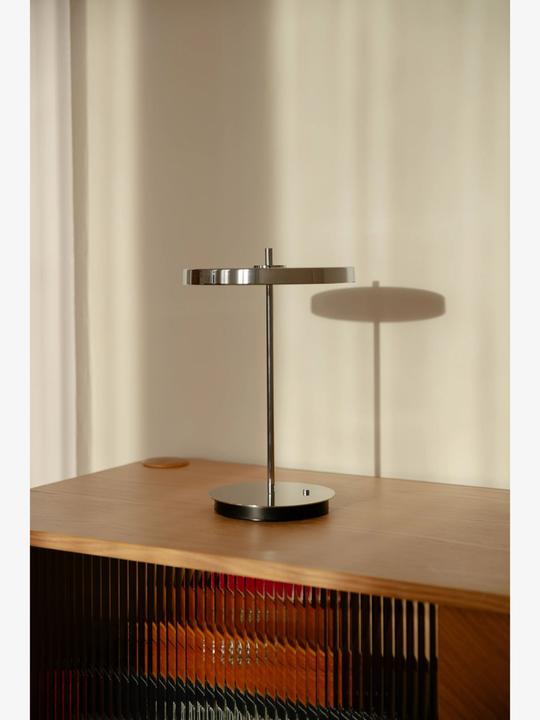 Immagine prodotto Umage Lampada da tavolo portatile Asteria Move in acciaio lucido (1960 lm)