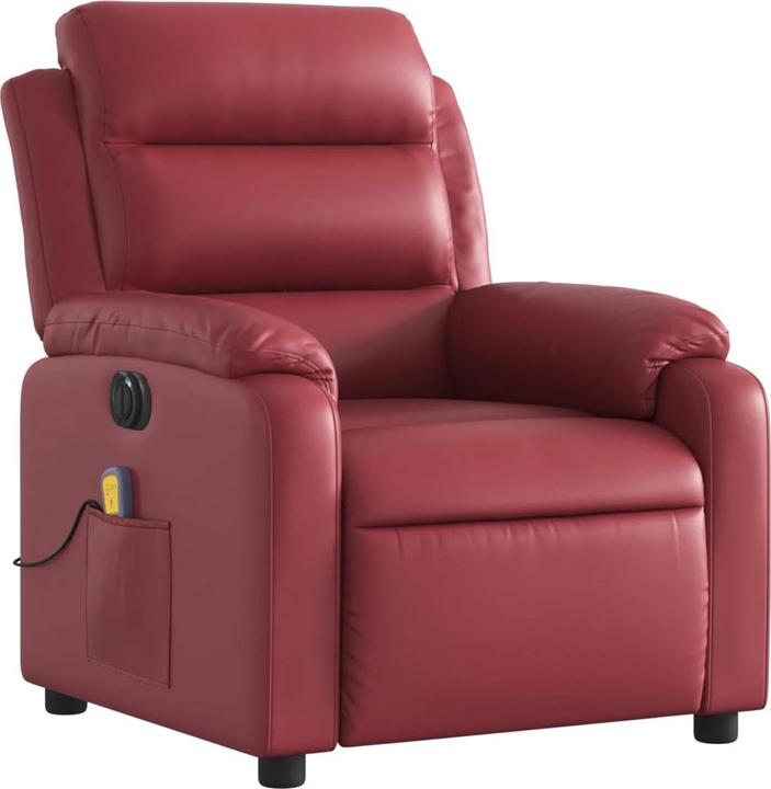 VidaXL Massagesessel Elektrisch Sessel Fernsehsessel Relaxsessel Kunstleder