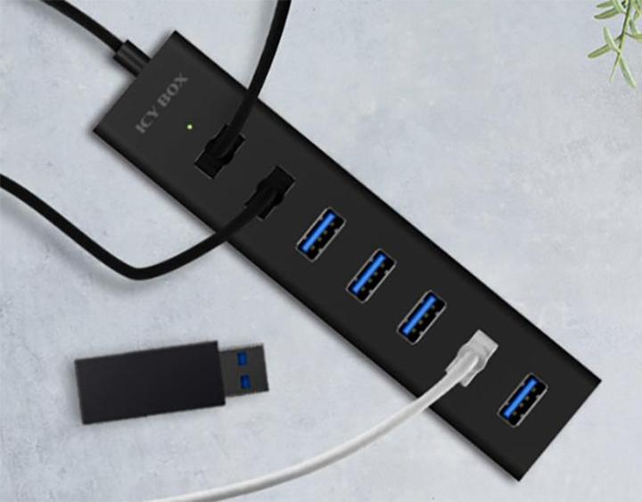 Immagine prodotto Icy Box IB-HUB1700-U3 (USB-A, 7 Porti)