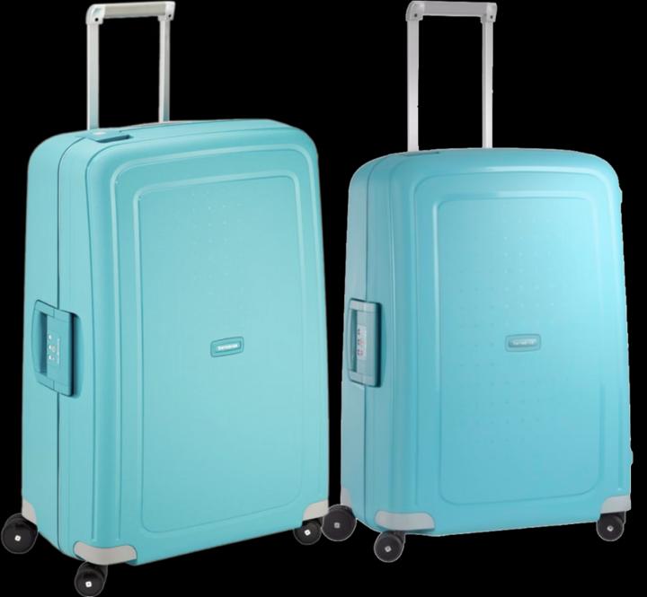 Actual product image Samsonite S'Cure Spinner 69+75cm Aqua Blue Kofferset (102 l)