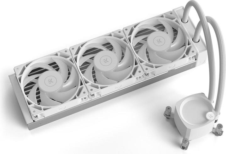 Actual product image EKWB EK-Nucleus AIO CR360 Lux D-RGB Complete Water Cooler - White