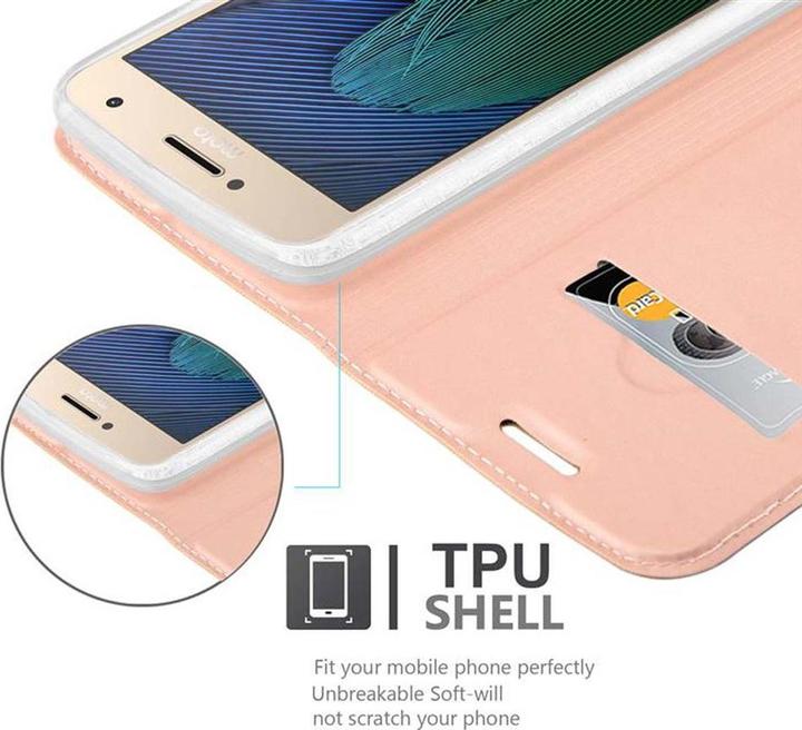 Image du produit Cadorabo Book Classy Style Cover (Motorola Moto G5 Plus)
