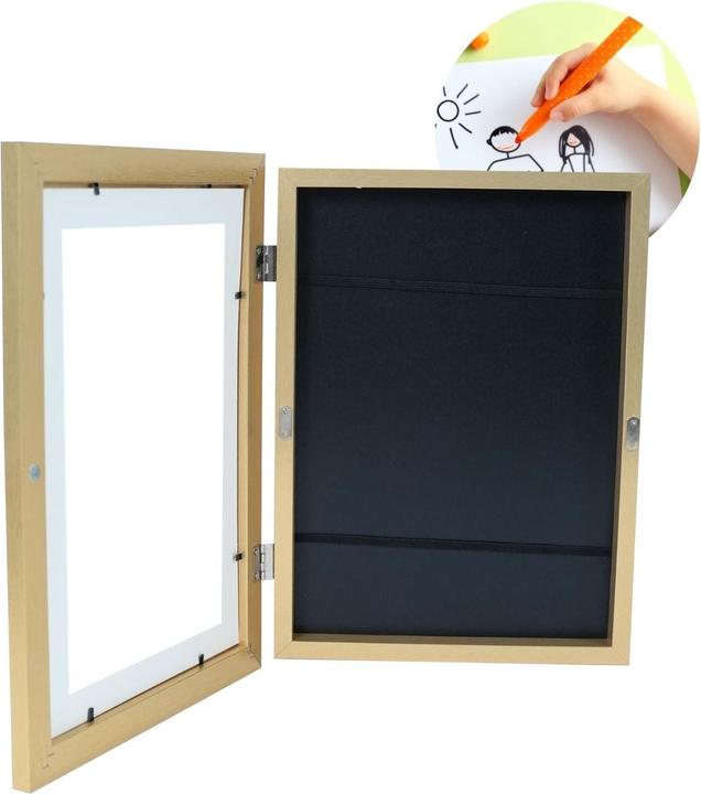 Produktbild Hermex Bilderrahmen Flip Fotorahmen A4 Kunstrahmen Bildhalter Wandrahmen (A4)