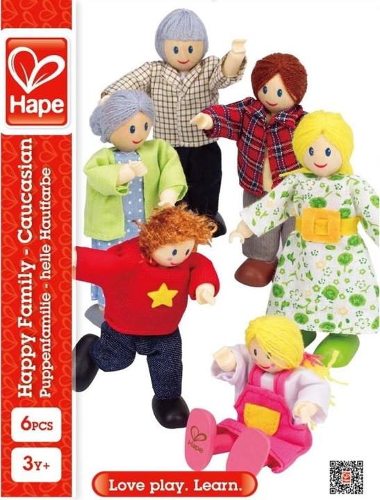 Image du produit Hape Famille de poupées couleur peau claire
