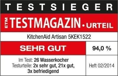 Image du produit KitchenAid Bouilloire électrique artisanale (1.50 l, Prise UE)
