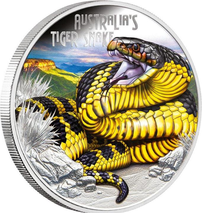 Actual product image The Perth Mint Silber Deadly & Dangerous 1 oz PP - Tigerotter 2025 (999.90, 2025)