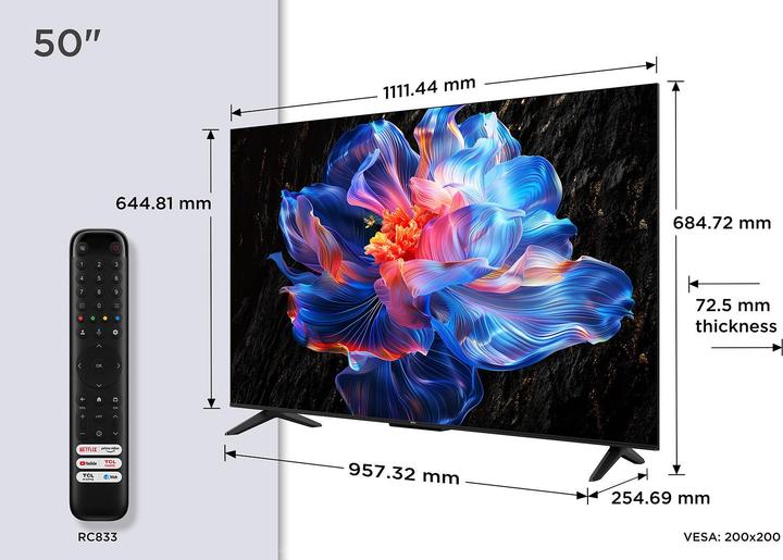 Immagine prodotto TCL 50V6C 126 cm (50) (50", LED, 4K, 2025)