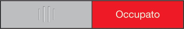 Produktbild Berec Türschild 37,4x152mm 314.088 Alu, Libre-Occupé