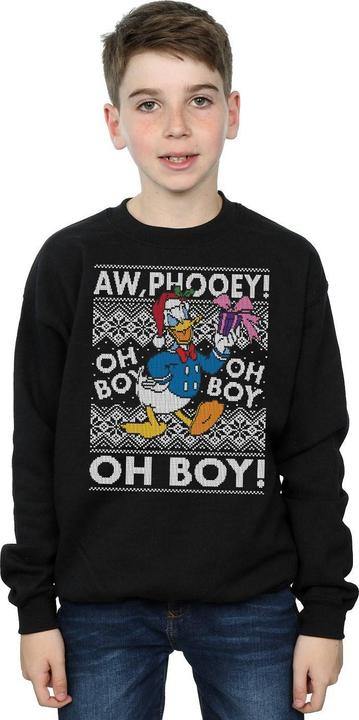 Produktbild Disney Donald Duck Christmas Fair Isle Sweatshirt Jungen (152, 158)