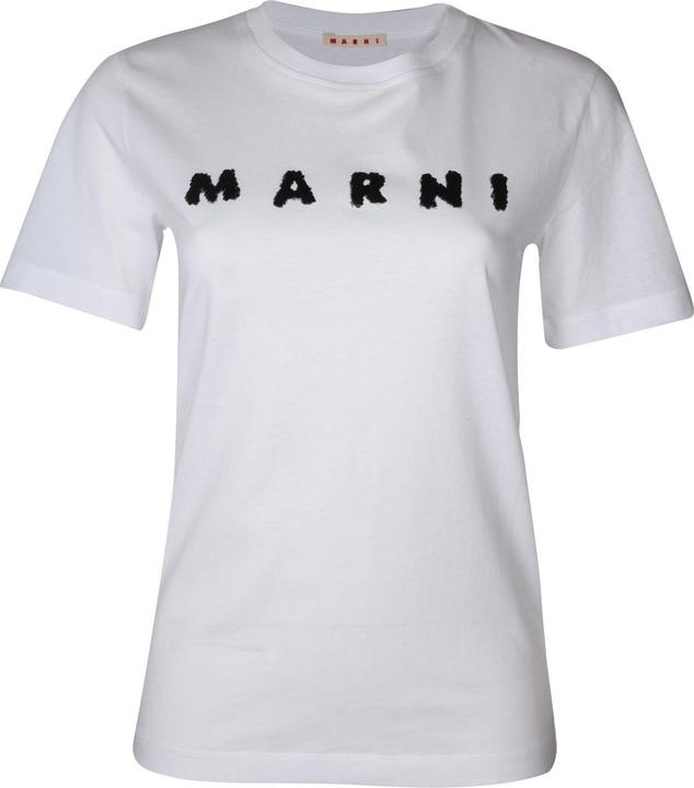 Marni cotton t-shirt with scribbled logo (42)