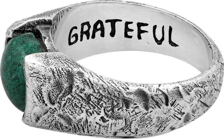 Immagine prodotto Haze & Glory Ring Siegelring Liberty - Afrikanischer Türkis 925 Silber (60, 925 Argento)