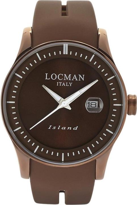 Locman Italy Herrenuhr Island braun Ref. 0600 (Analoguhr, 40 mm)