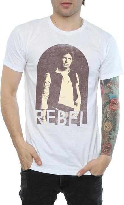 Immagine prodotto Star Wars Han Solo Rebel Maglietta Uomo (L)