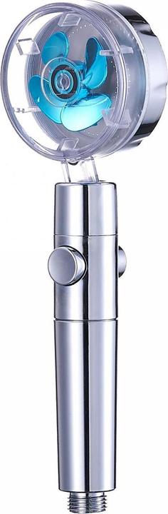 Produktbild Herzberg 2er-Set Wasserspar-Duschkopf mit Baumwollfilter und 360Â° Drehgelenk, 27 x Ã˜ 8 cm