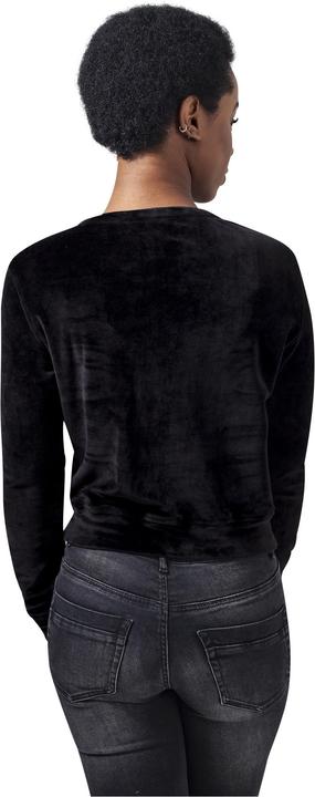 Immagine prodotto Urban Classics Girocollo corto da donna in velluto (XS)