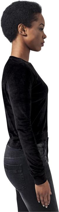 Immagine prodotto Urban Classics Girocollo corto da donna in velluto (XS)