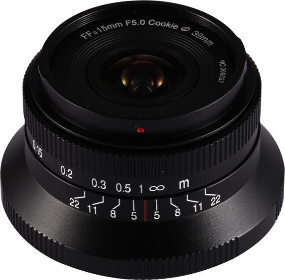 Produktbild Laowa 15mm f/5 Cookie FF â Black Sony FE (Auto Aperture) (Sony E, Vollformat)