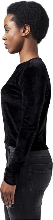 Immagine prodotto Urban Classics Girocollo corto da donna in velluto (XS)