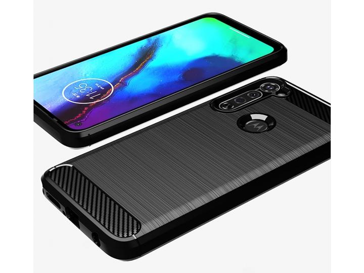 Produktbild Screenguard Motorola Moto G Pro Hülle Carbon Brushed Soft TPU (Motorola Moto G Pro)