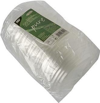 Actual product image Papstar Lid for salad bowl Pure 50 pieces (50 x)