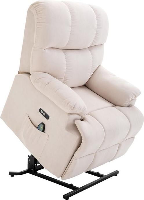 Swisshandel24 Massagesessel mit Aufstehhilfe, Wärme, verstellbar, USB