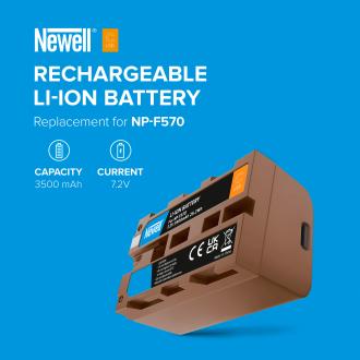 Image du produit Newell batterie Sony NP-F570 USB-C (Batterie de l'appareil photo)