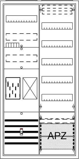 Striebel & John STRIEBELJOHN BA27CB Komplettschrank BKE-I A27 1Z1R1V5A2 (2CPX054231R9999)