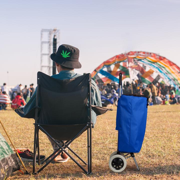 Image du produit Relaxdays Chariot de courses, fourre-tout