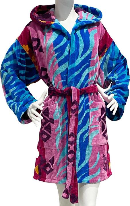 Carrara Peignoir éponge femme Mexico fuchsia (L)